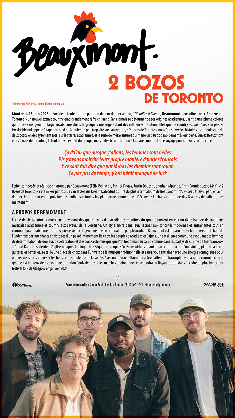 Beauxmont - 2 bozos de Toronto