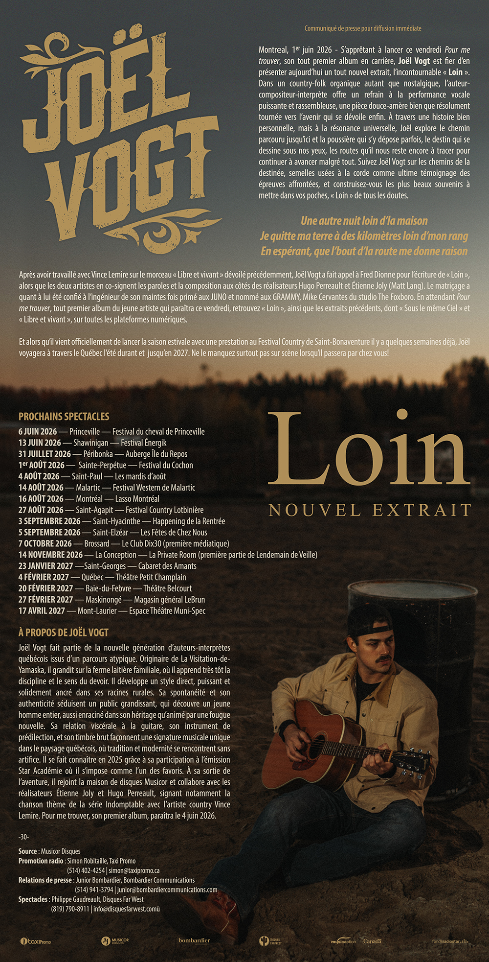 Joël Vogt - Loin